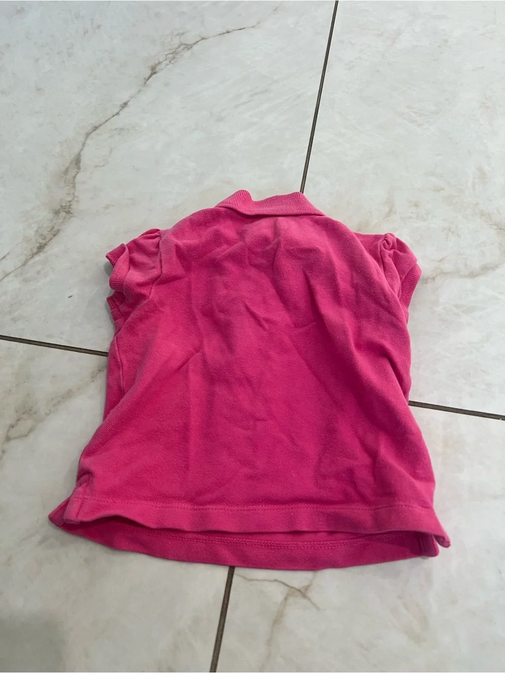 Ralph Lauren Pink Short Sleeve Polo Shirt Size 18 Months